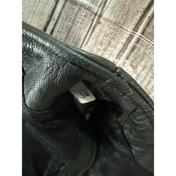 Our Legacy Lamb Leather Vest size 34 color green - Picture 7 of 8
